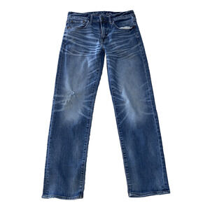American Eagle Outfitters Jeans Mens 31X32 Blue Slim Straight Airflex Plus Denim